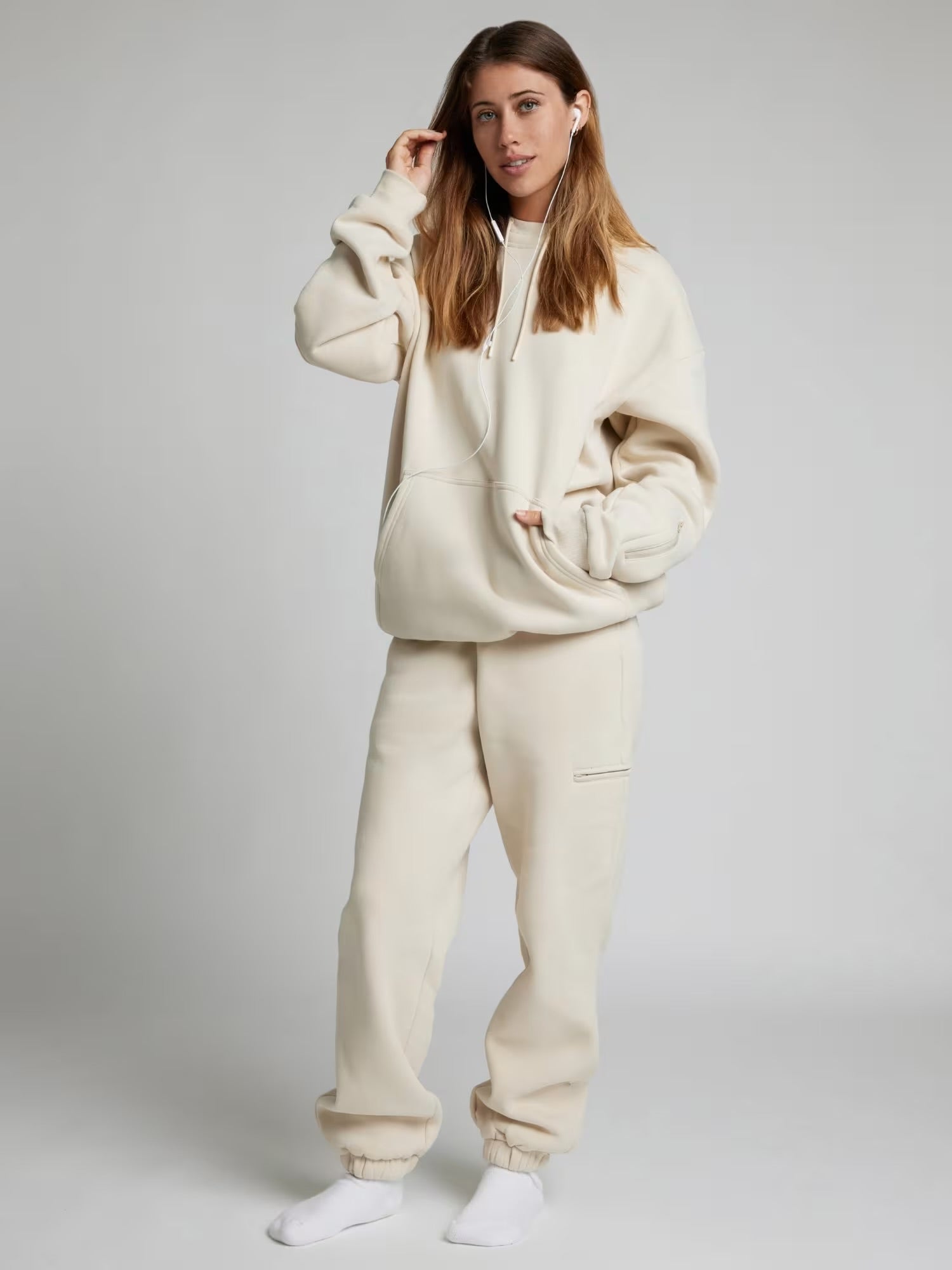 Comfrt Hoodie beige